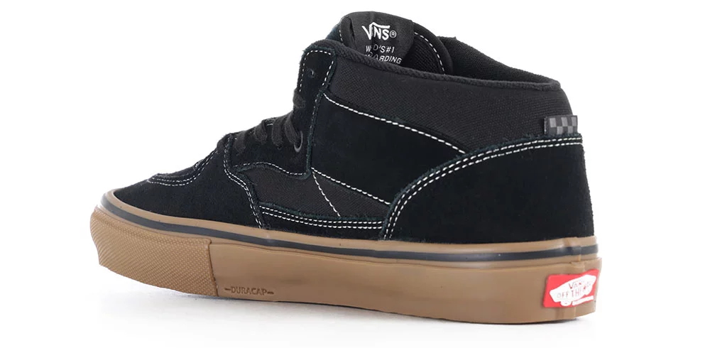 Vans Skate Half Cab Shoes - black/gum/white | Tactics