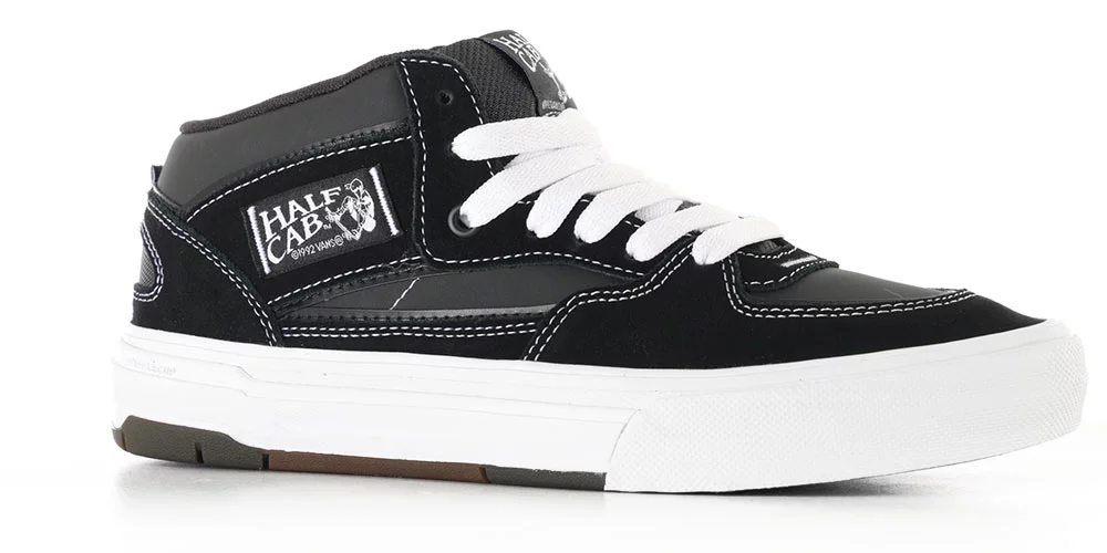 Vans Skate Half Cab Wafflecup Shoes - black/white | Tactics