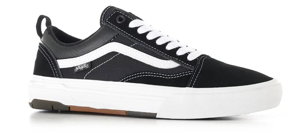 Vans Skate Old Skool Wafflecup Shoes - black/white | Tactics display picture 1