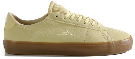 Lakai Newport Skate Shoes - light yellow suede - view large