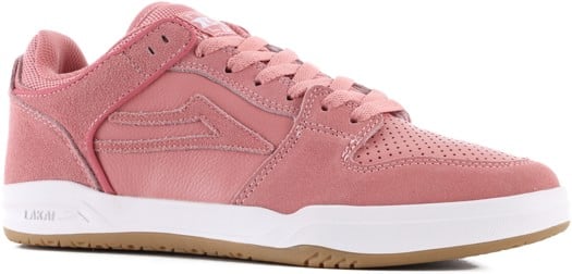 Lakai Telford Low Skate Shoes (Closeout) - rose suede - view large