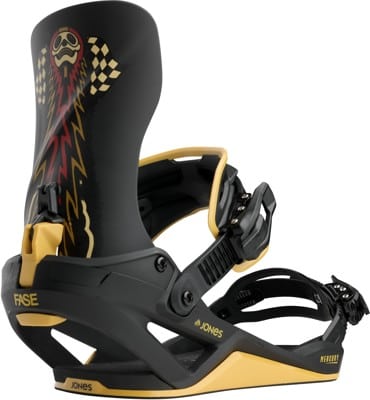 Jones Harry Kearney LTD Mercury FASE Snowboard Bindings 2026 - black/yellow - view large