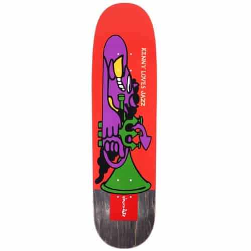 Chocolate Anderson Kenny Loves Jazz 8.5 Skidul Shape Skateboard