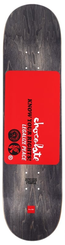Perez Know Your Rights! 8.0 Skateboard Deck