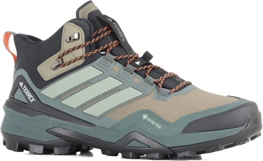 Adidas Terrex Skychaser Mid Gore-Tex Shoes - olive strata/silver green/core black - view large