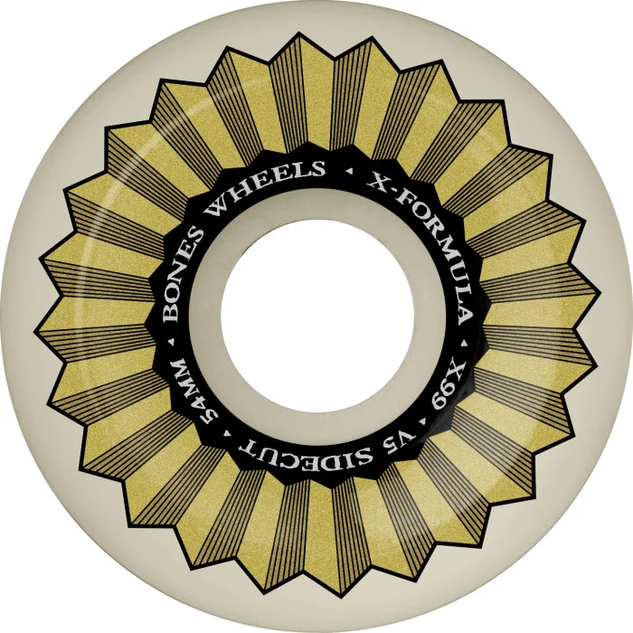 Bones X-Formula V5 Sidecut Skateboard Wheels | Tactics