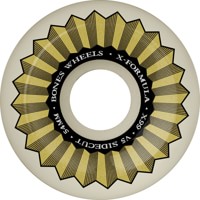 Bones X-Formula V5 Sidecut Skateboard Wheels - white/gold (99a)