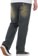 Passport Workers Club Bootcut Jeans - sandblasted blue - model
