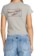RVCA Women's 411 T-Shirt - sky grey - reverse