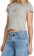 RVCA Women's 411 T-Shirt - sky grey - alternate