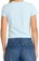 RVCA Forever T-Shirt - crystal blue - reverse