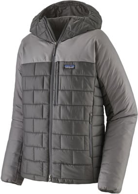 Patagonia Hi-Loft Nano Puffy Hoody Jacket - forge grey - view large