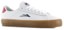 Lakai Newport Skate Shoes - white/gum leather