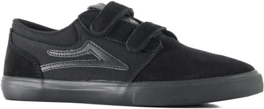 Lakai Kids Griffin Skate Shoes - black/black suede - view large