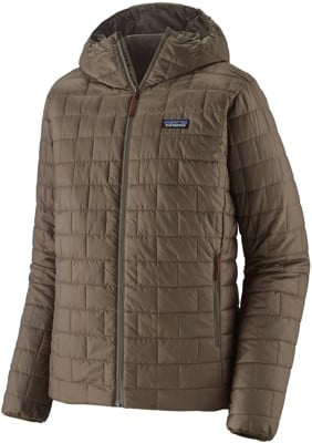 Patagonia Nano Puff Hoody Jacket - marlow brown - view large