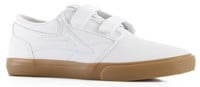 Lakai Kids Griffin Skate Shoes - white/gum suede