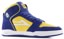 Lakai Telford Skate Shoes - blue/yellow suede