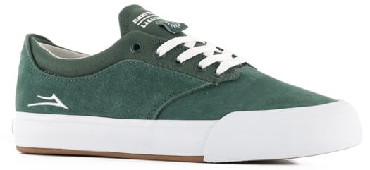 Lakai Wilkins Skate Shoes - green suede - view large