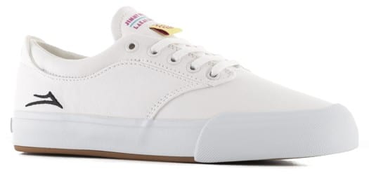 Lakai Wilkins Skate Shoes - white canvas - view large