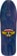 Powell Peralta Frankie Hill Bull Dog 10.0 Reissue Skateboard Deck - blue/red fade - top