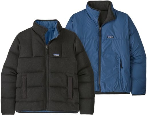 Patagonia Reversible Down Better Sweater Jacket - black - view large