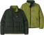 Patagonia Reversible Down Better Sweater Jacket - old growth green