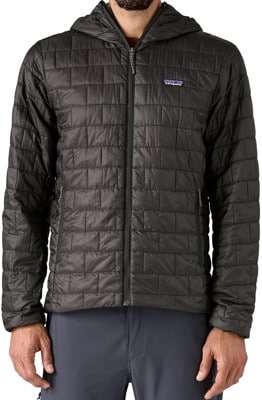 Patagonia Nano Puff Hoody Jacket - black - view large