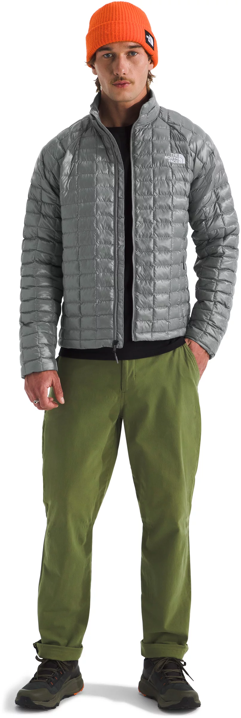 The North Face ThermoBall シルバー ダウンジャケット The North Face THERMOBALL Jacket - smoked pearl | Tactics