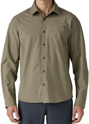 Patagonia Nomader Ripstop L/S Shirt - river rock green - view large