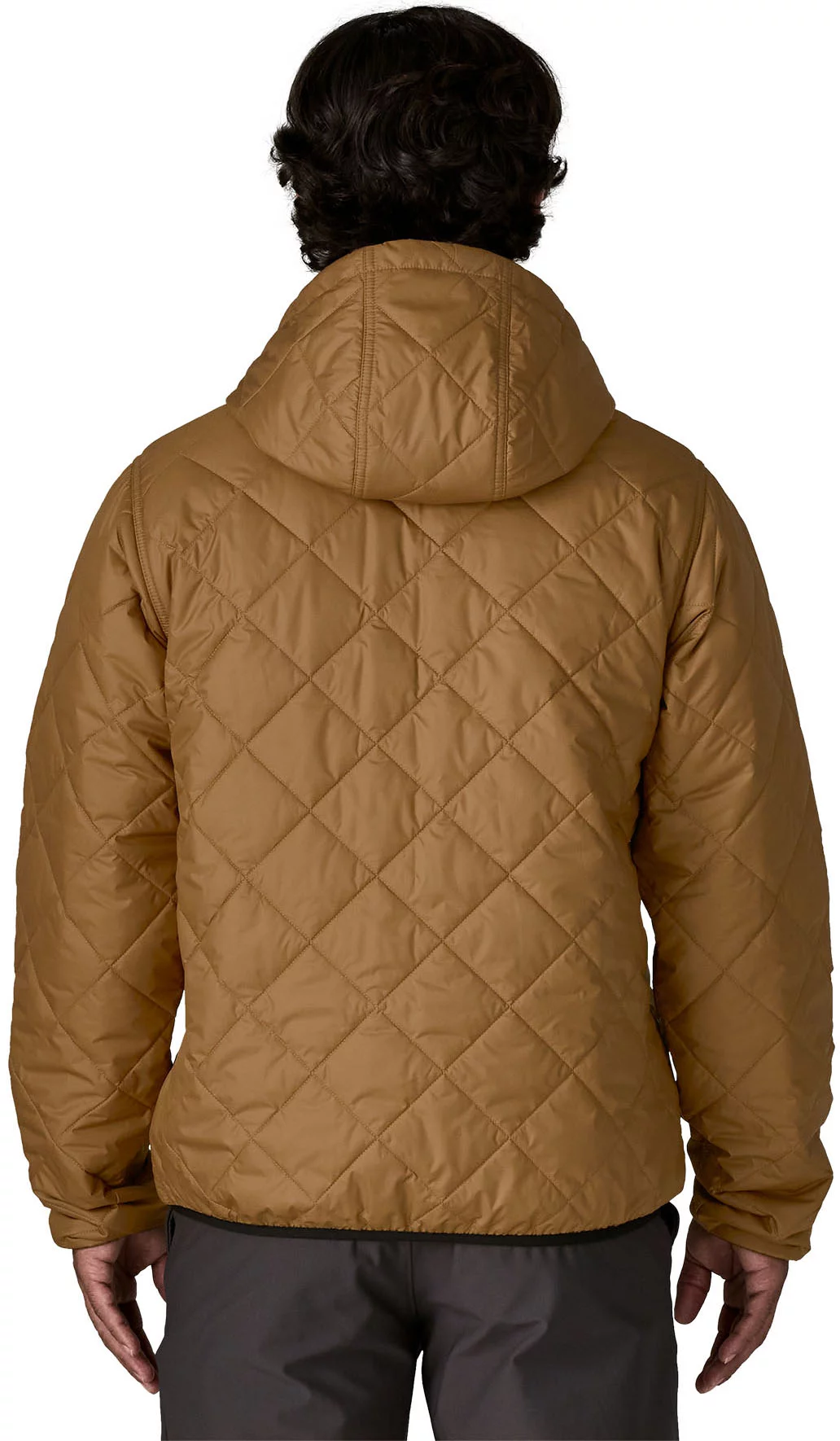 Patagonia Diamond Quilt Bomber Hoody Jacket - deer brown | Tactics