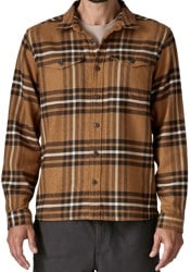 Patagonia Organic Cotton Fjord Flannel Shirt - catch: deer brown