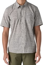 Patagonia Go To S/S Shirt - bees and flowers: salt grey