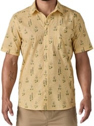 Patagonia Go To S/S Shirt - lupine trail: beeswax tan