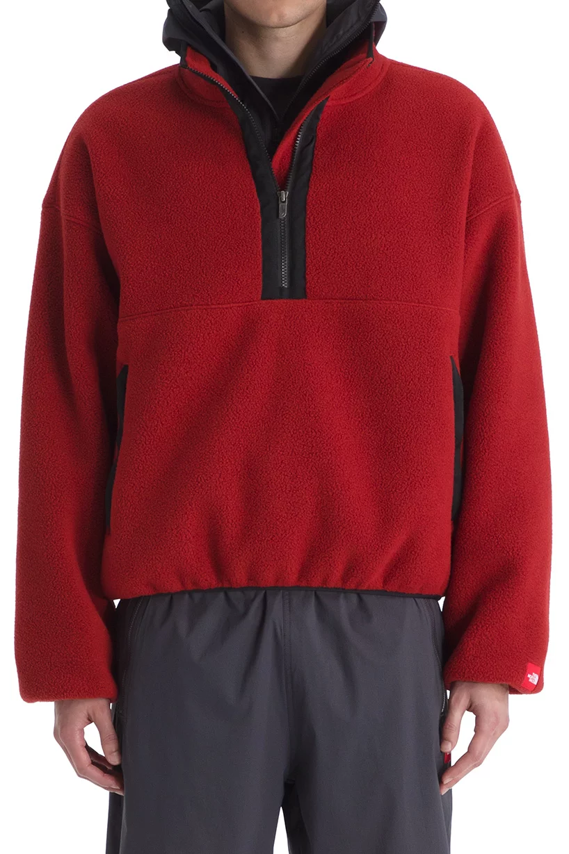 NONEWS X 紅臉兒 The North Face TNF Red Box 1/2 Zip - cardinal red | Tactics
