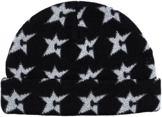 Carpet C-Star All Over Jacquard Beanie - black/silver - view large
