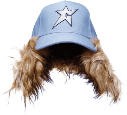 Carpet C-Star Fur Snapback Hat - light denim - view large