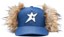 Carpet C-Star Fur Snapback Hat - dark denim - front