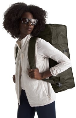 The North Face Base Camp Voyager 62L Duffle - new taupe green/tnf