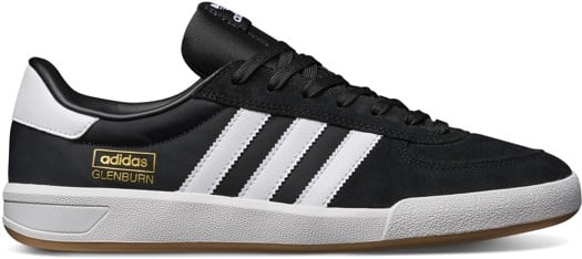 Adidas Glenburn Skate Shoes - core black/footwear white/gum4 - view large
