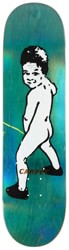 Carpet Kid Peeing 8.38 Skateboard Deck - blue holo