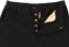 Carpet C-Star Button Fly Sweatpants - black - open