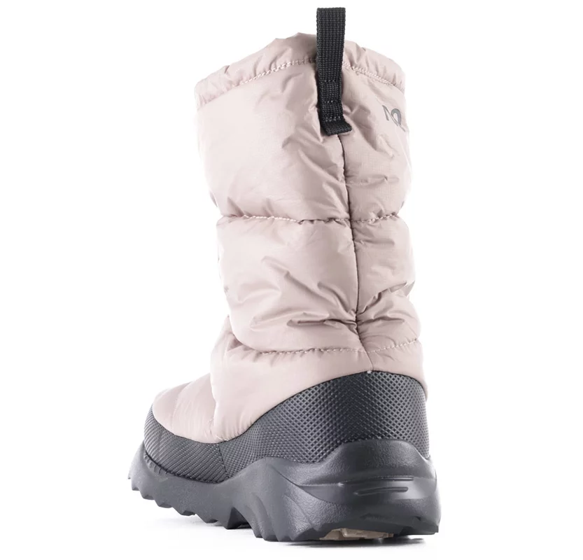 The North Face Nuptse Traction Bootie Boots - mushroom grey/tnf