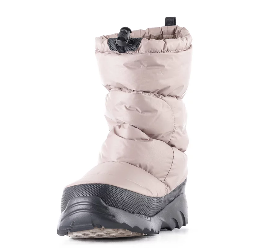 The North Face Nuptse Traction Bootie Boots - mushroom grey/tnf