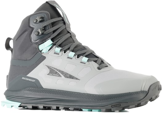 Altra Women's Lone Peak 9 Waterproof Mid Trail Running Shoes - black/gray - view large