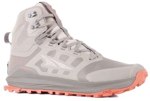 Altra Men's Lone Peak 9 Waterproof Mid Trail Running Shoes - brown/taupe - view large