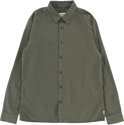 Rhythm Classic Linen L/S Shirt - forest green | Tactics