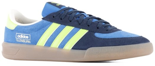 Adidas Glenburn Skate Shoes - bright royal/semi solar slime/collegiate navy - view large