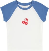 RVCA Roam Raglan T-Shirt - blue relic