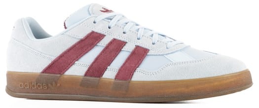 Adidas Gonz Aloha Super 80's Skate Shoes - clear sky/maroon/gum5 - view large
