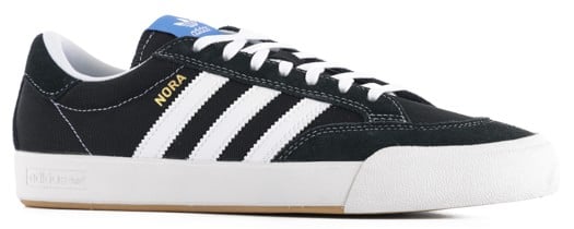 Adidas Nora Skate Shoes - core black/footwear white - view large